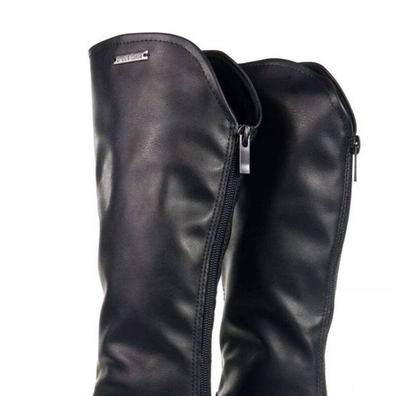 Bota Pink Cats Cano Longo - Infantil - Preto Preto 3