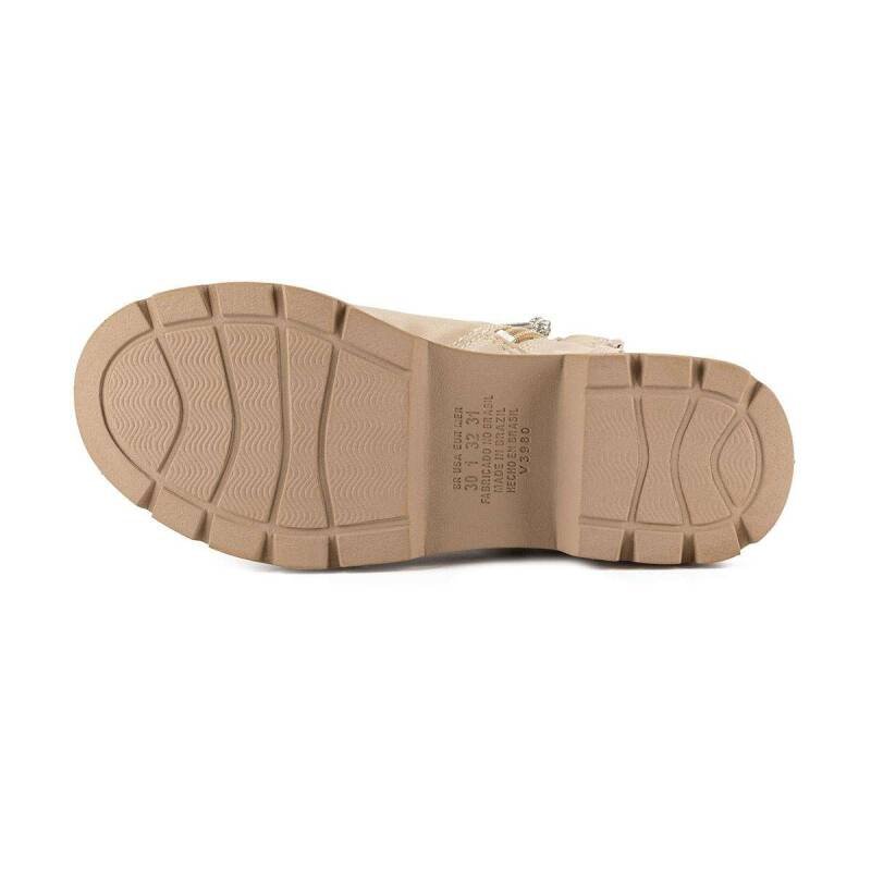 Bota Pink Cats Coturno - Feminina - Marfim Marfim 7