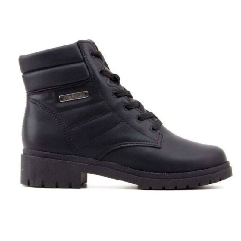 Bota Pink Cats Coturno - Infantil - Preto Preto 2