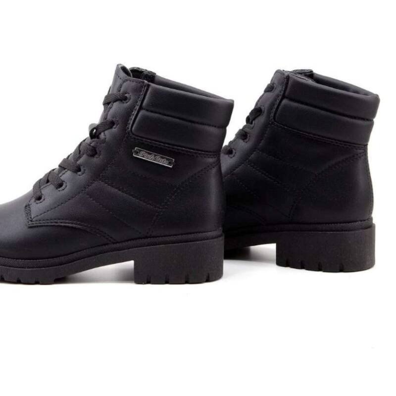 Bota Pink Cats Coturno - Infantil - Preto Preto 5