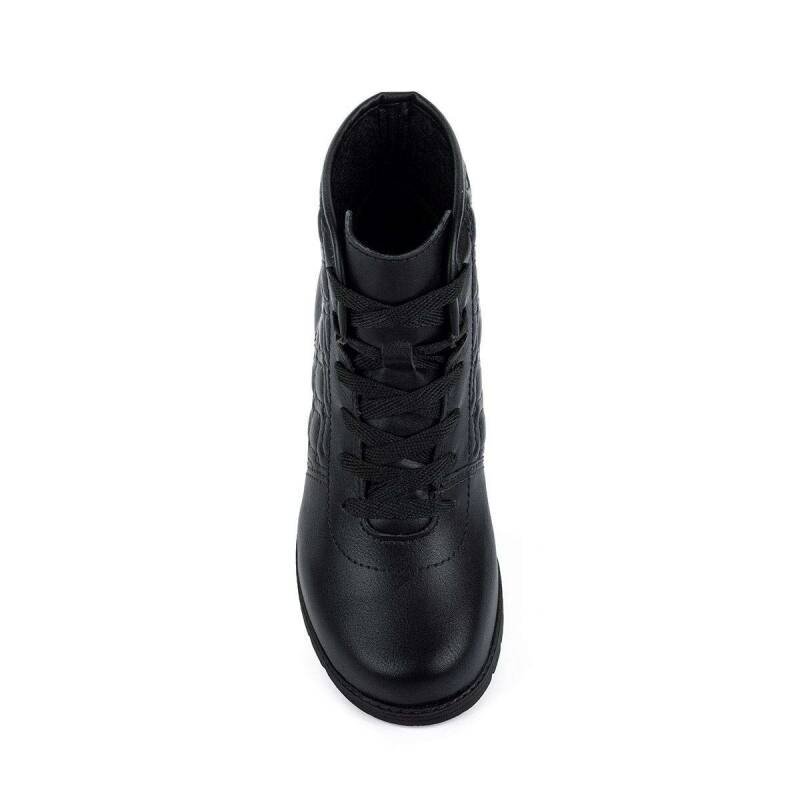 Bota Pink Cats Coturno - Infantil - Preto Preto 4