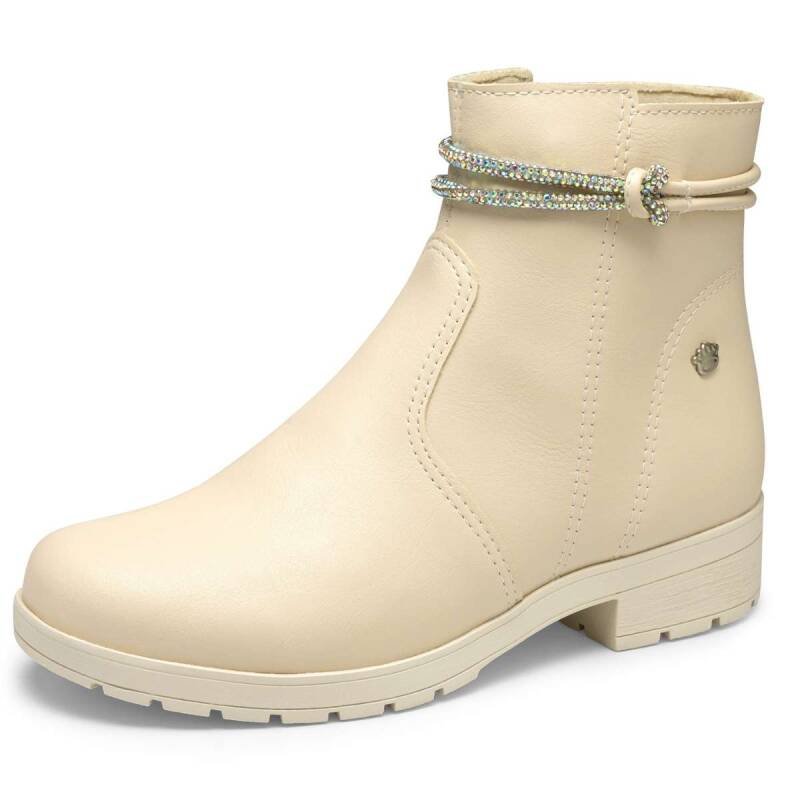 Bota Pink Cats Cano Curto - Infantil Baunilha/Furtacor 2