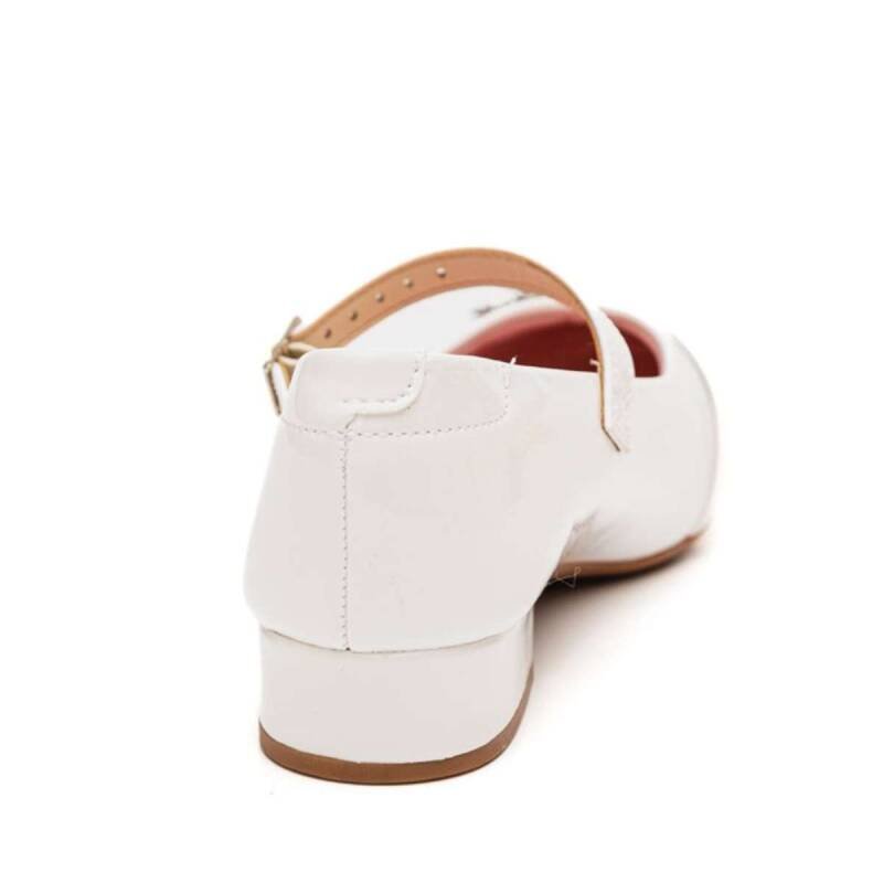 Sapatilha Molekinha Fivela com Coração - Infantil - Branco Branco 3