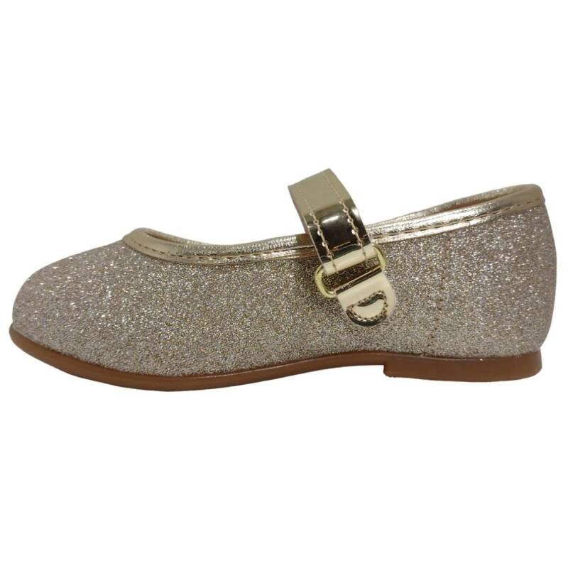 Sapatilha Molekinha Metalizada - Infantil - Ouro rosado Ouro Rosado 3