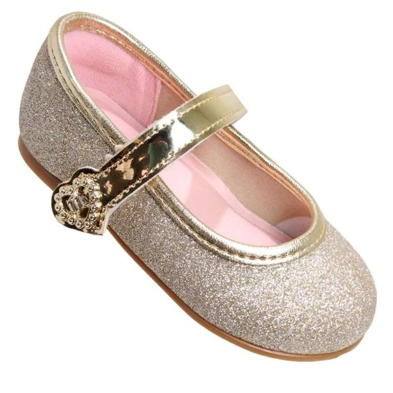 Sapatilha Molekinha Metalizada - Infantil - Ouro rosado Ouro Rosado 4