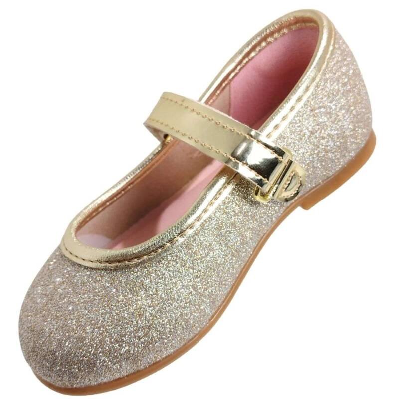 Sapatilha Molekinha Metalizada - Infantil - Ouro rosado Ouro Rosado 5