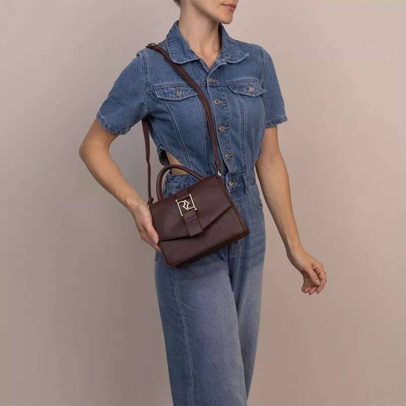 Bolsa Rafitthy Casual - Feminina Marrom 5