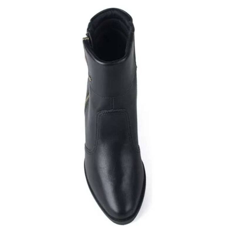 Bota Dakota Cano Baixo - Feminina - Preto Preto 2