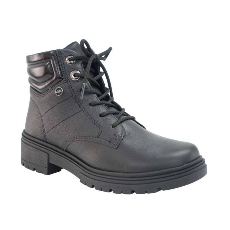Bota Dakota Cano Baixo - Feminino - Preto Preto 2