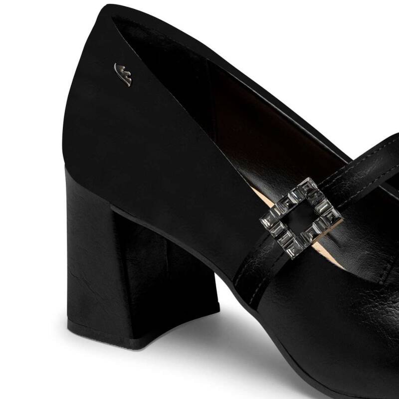 Sapato Dakota Salto Bloco - Feminino - Preto Preto 3