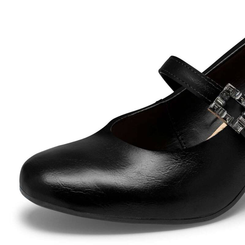 Sapato Dakota Salto Bloco - Feminino - Preto Preto 4