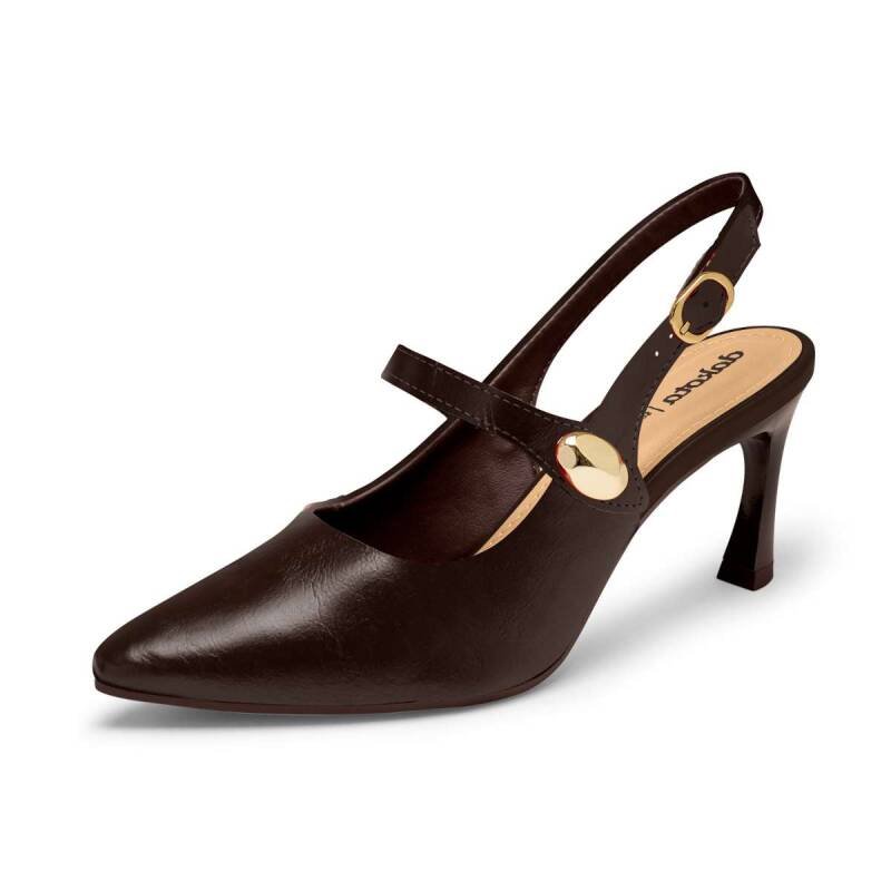 Sapato Dakota Slingback - Feminino Marrom 2