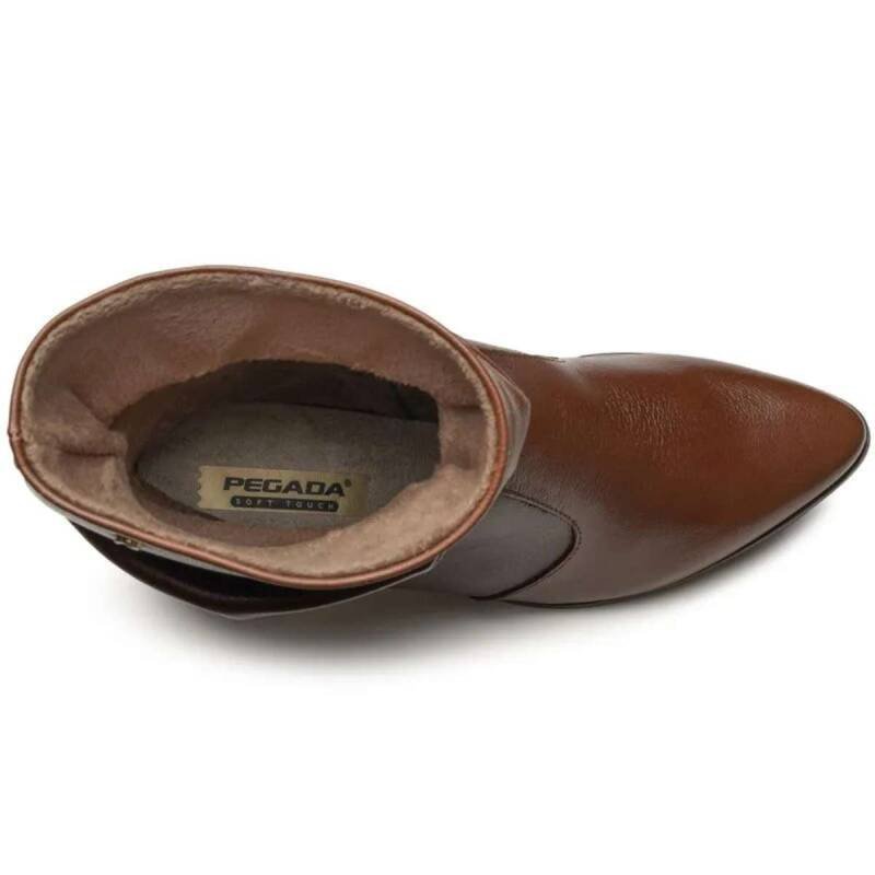 Bota Pegada Cano Médio - Feminina Marrom 3
