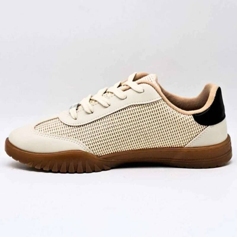 Tênis Moleca Casual - Feminino - Creme Bege 2