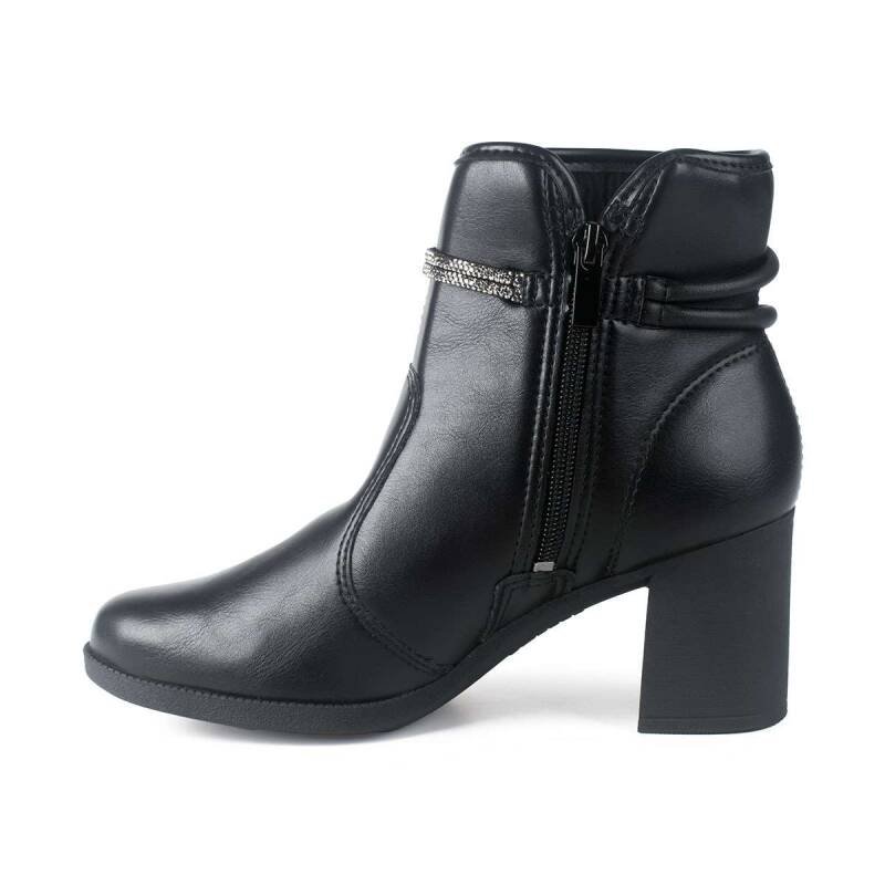 Bota Dakota Cano Baixo - Feminina - Preto Preto 2