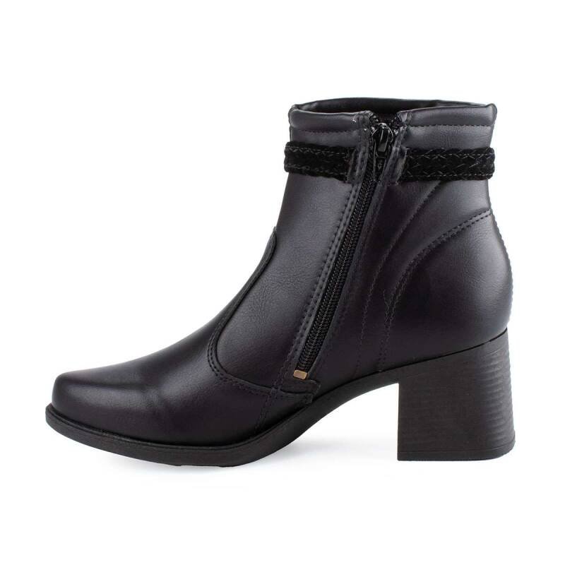 Bota Mississipi Cano Baixo - Feminina - Preto Preto 3