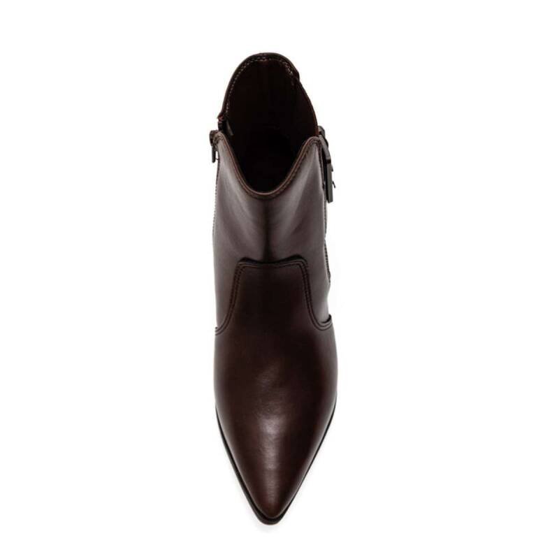 Bota Ramarim Cano Curto - Feminino - Marrom Marrom 4