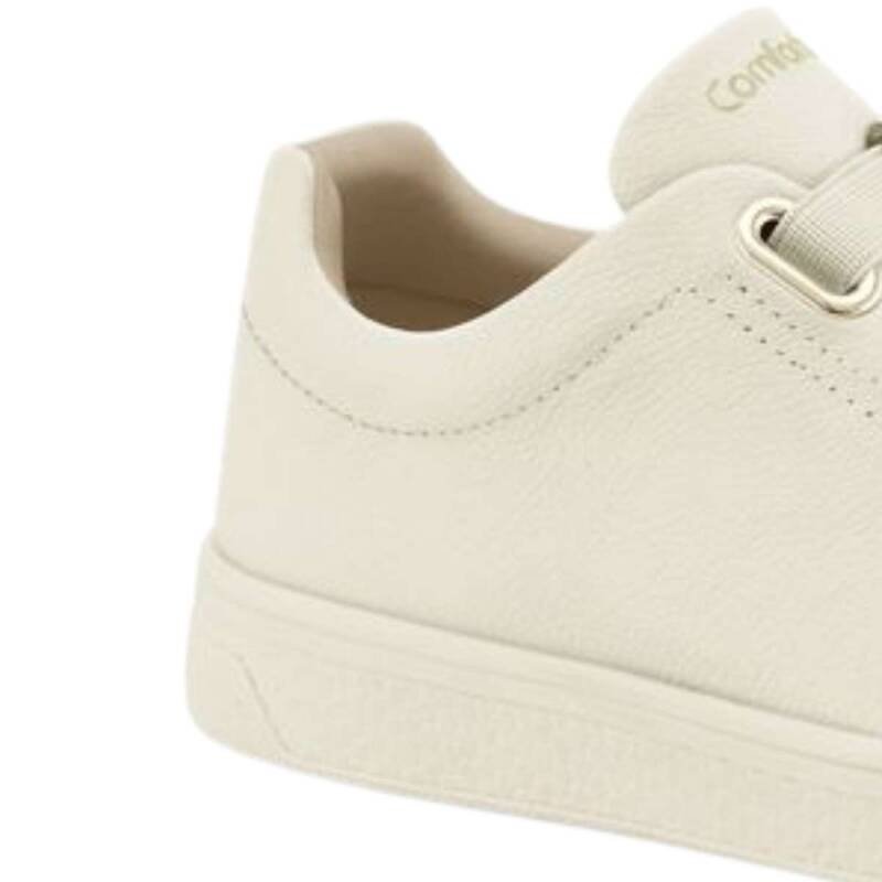 Tênis Comfortflex Casual - Feminino - Creme Creme 4