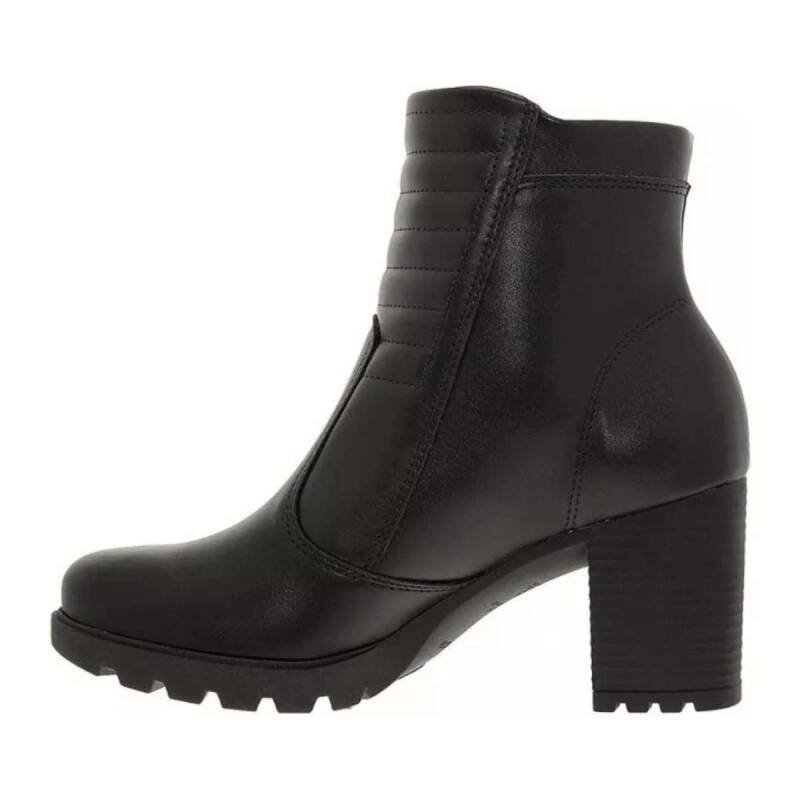 Bota Moleca Salto Bloco - Feminino - Preto Preto 3