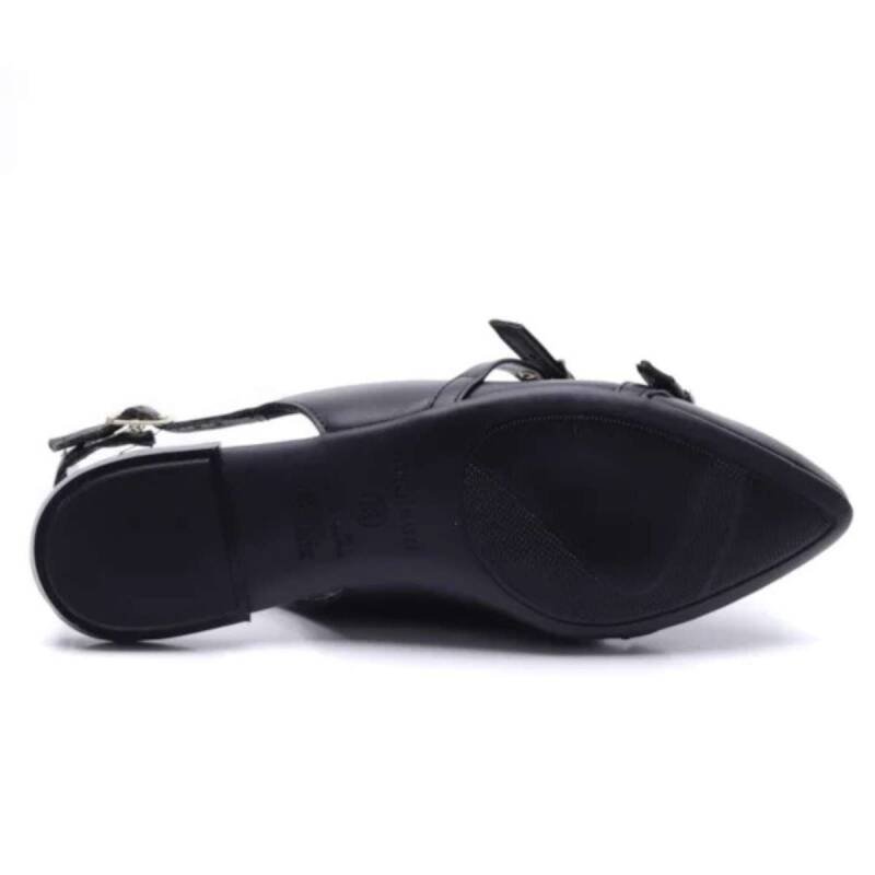 Sapato Moleca Slingback - Feminino - Preto Preto 3