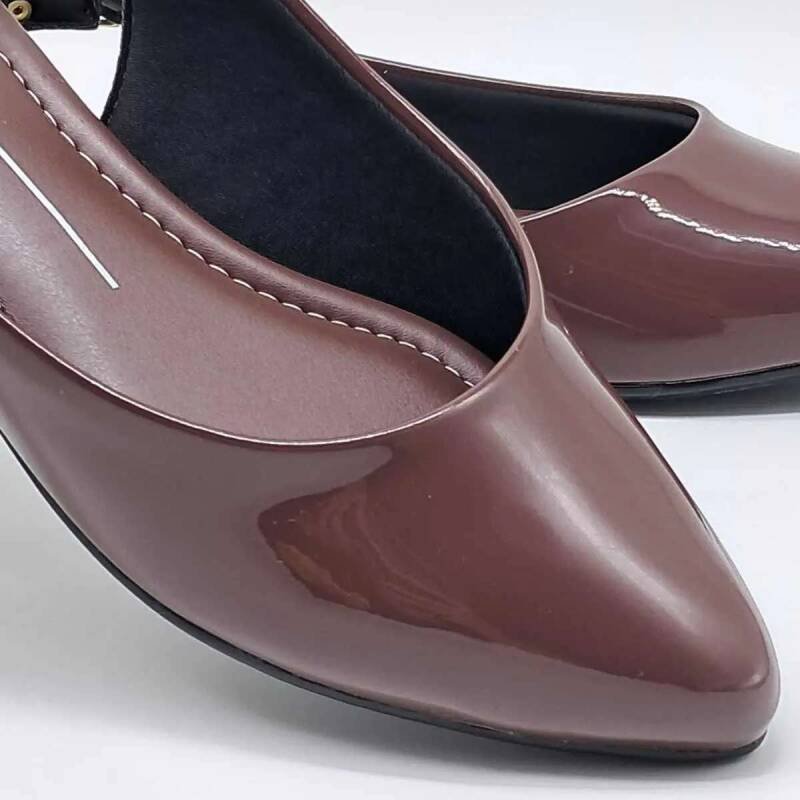 Sapatilha Moleca Verniz - Feminina - Marrom Marrom 5