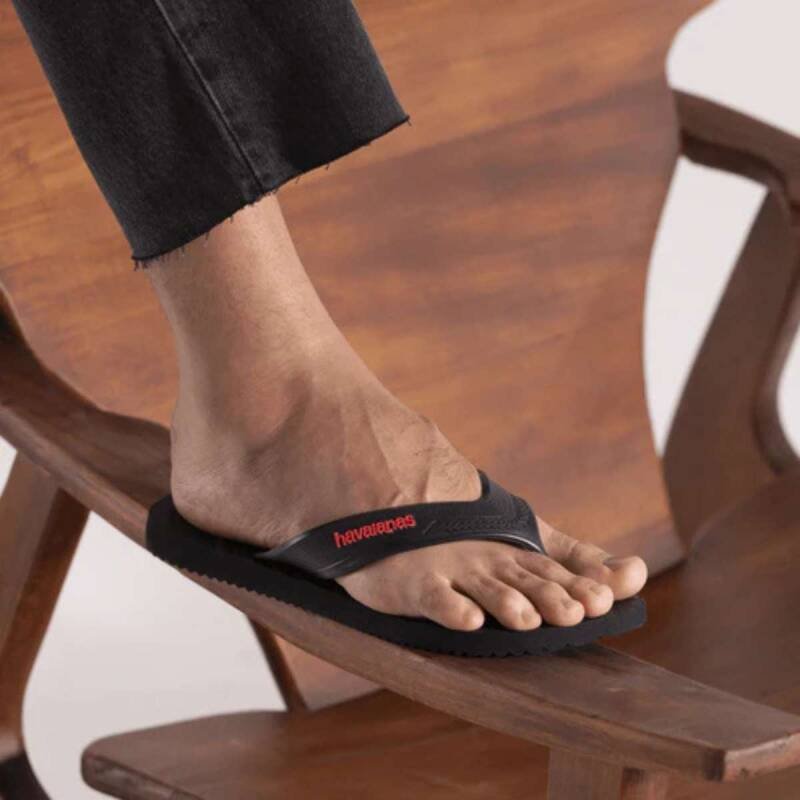 Chinelo Havaianas Track Waves - Masculino Preto 7