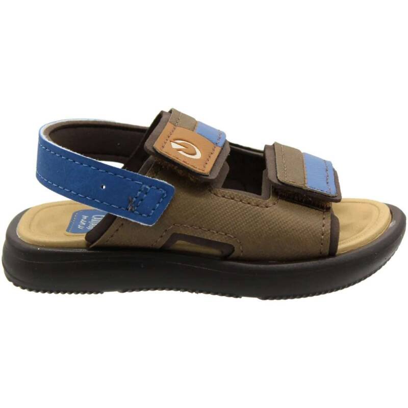 Sandália Cartago Mini III - Infantil - Marromcastorazul