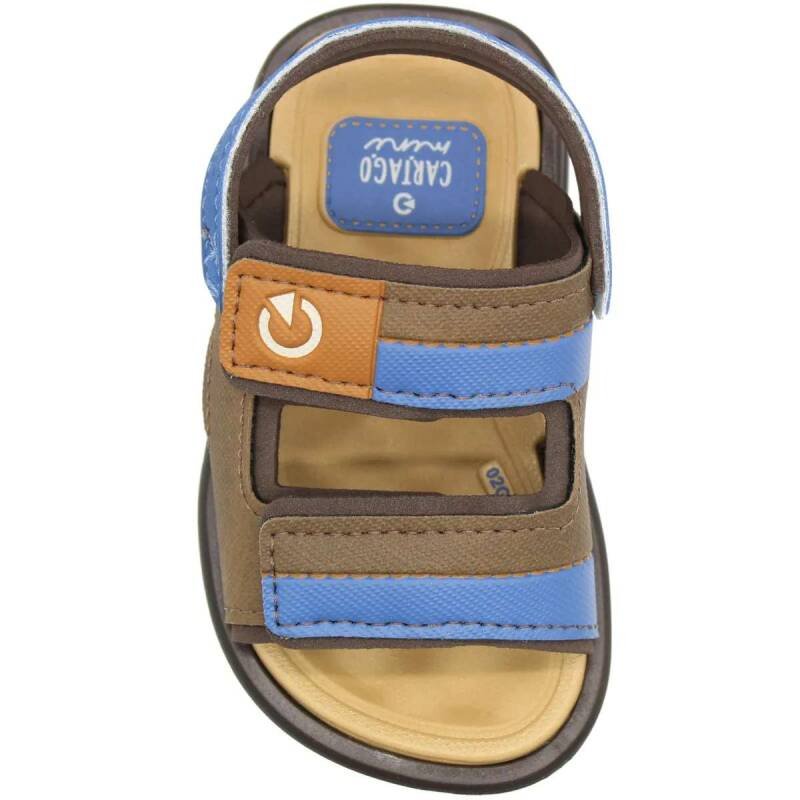 Sandália Cartago Mini III - Infantil - Marromcastorazul Marrom 2
