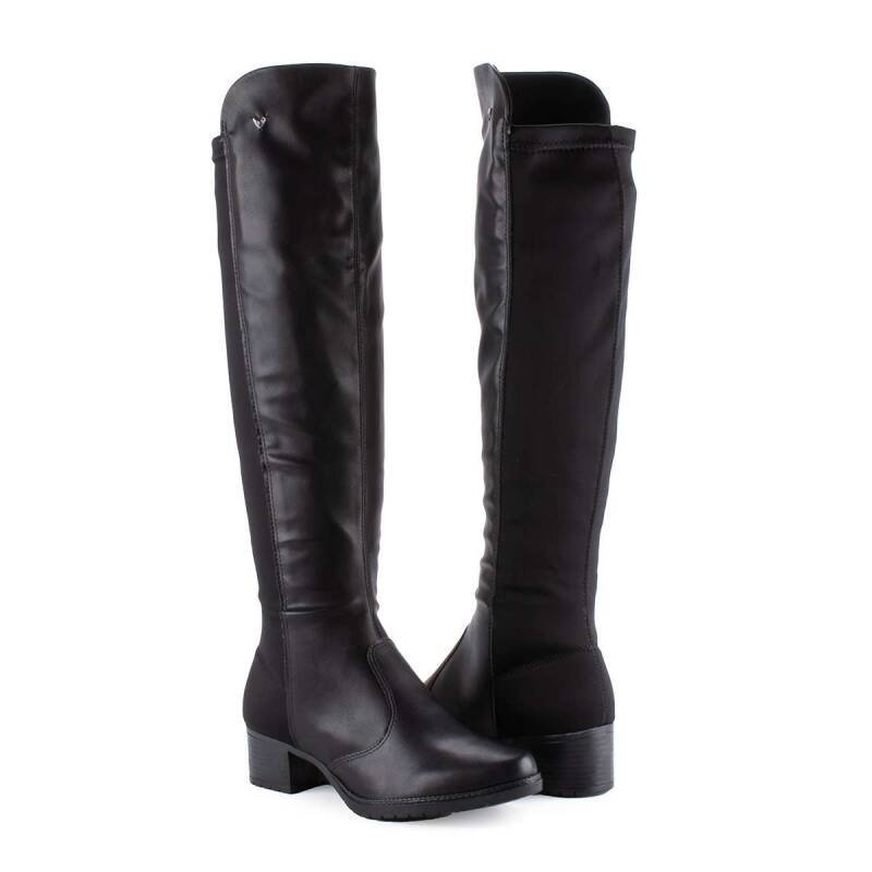 Bota Mississipi Cano Longo - Feminina - Preto Preto 3
