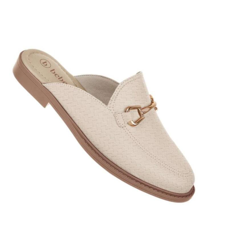 Sapato Bebecê Mule - Feminino Creme 3