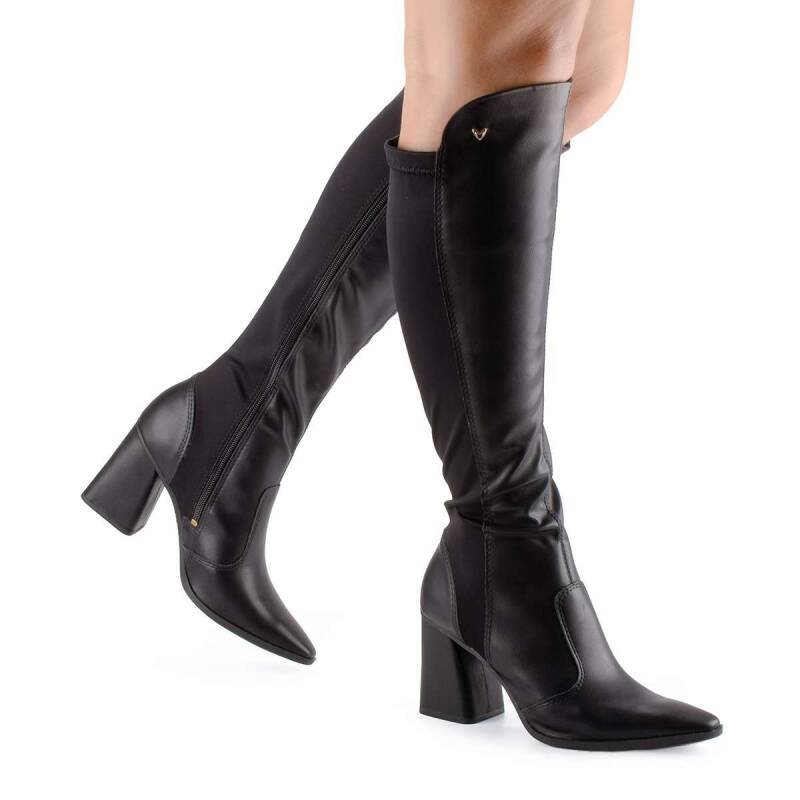 Bota Mississipi Cano Longo - Feminina - Preto Preto 6