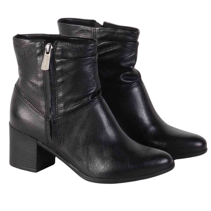 Bota Bottero Salto Bloco - Feminina - Preto Preto 2