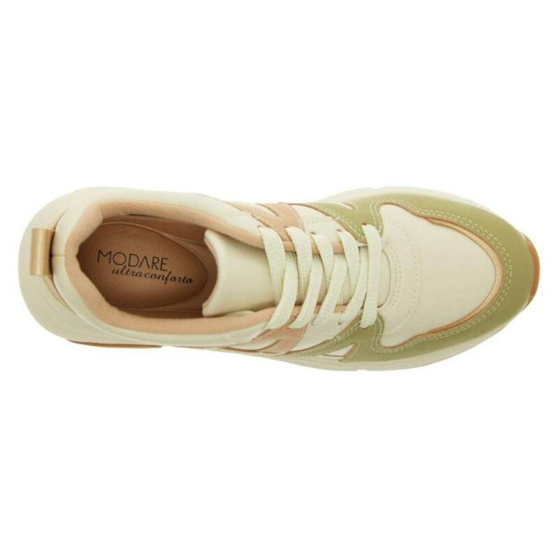 Tênis Modare Casual - Feminino - Branco off Branco Off 3