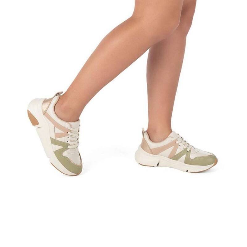 Tênis Modare Casual - Feminino - Branco off Branco Off 7