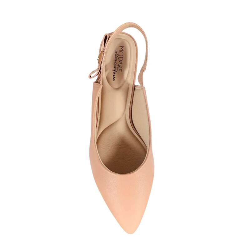 Sapato Modare Slingback - Feminino - Nude Nude 3
