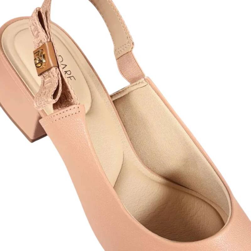 Sapato Modare Slingback - Feminino - Nude Nude 6