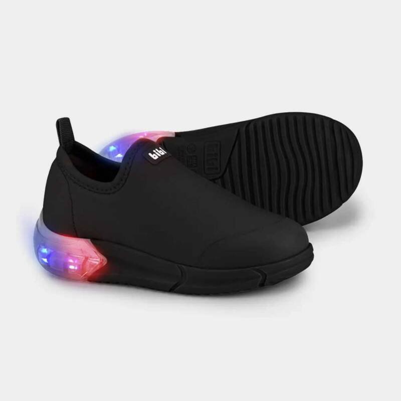 Tênis Bibi Space Lycra Led - Infantil - Preto Preto 4