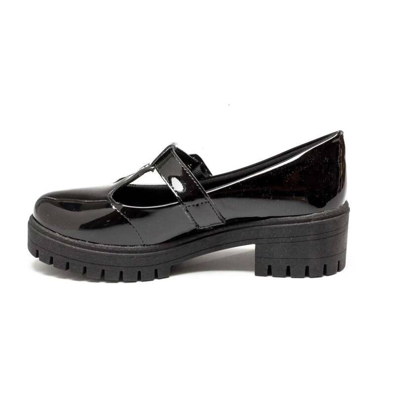 Sapato Mississipi Mary Jane - Feminino - Preto Preto 2