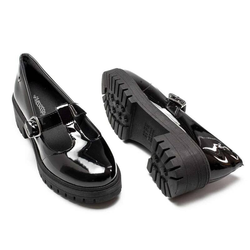 Sapato Mississipi Mary Jane - Feminino - Preto Preto 4