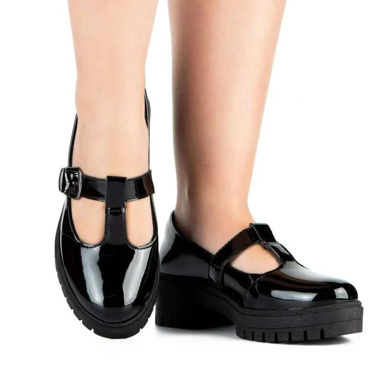 Sapato Mississipi Mary Jane - Feminino - Preto Preto 5