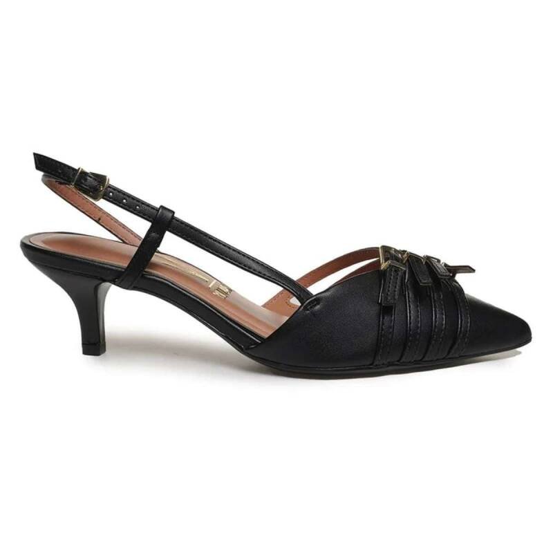 SAPATO VIZZANO SALTO BAIXO REF:1122.890 FEMININO Preto