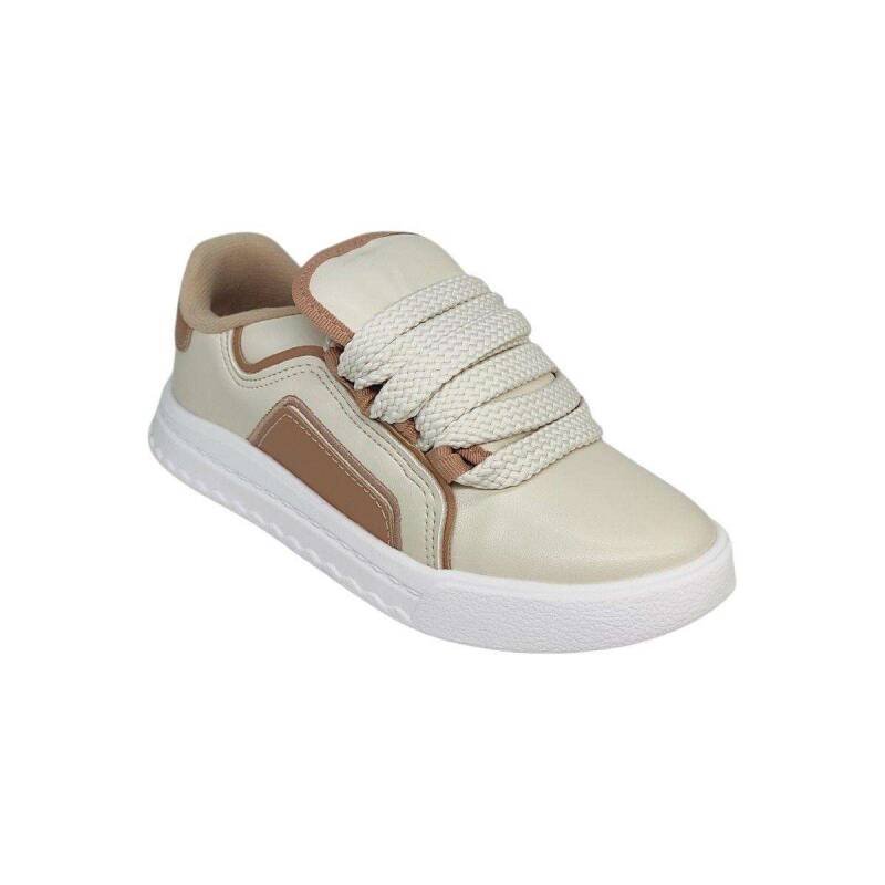 Tenis Molekinha Freestyle Confortável - Infantil - Branco o Branco Off 3