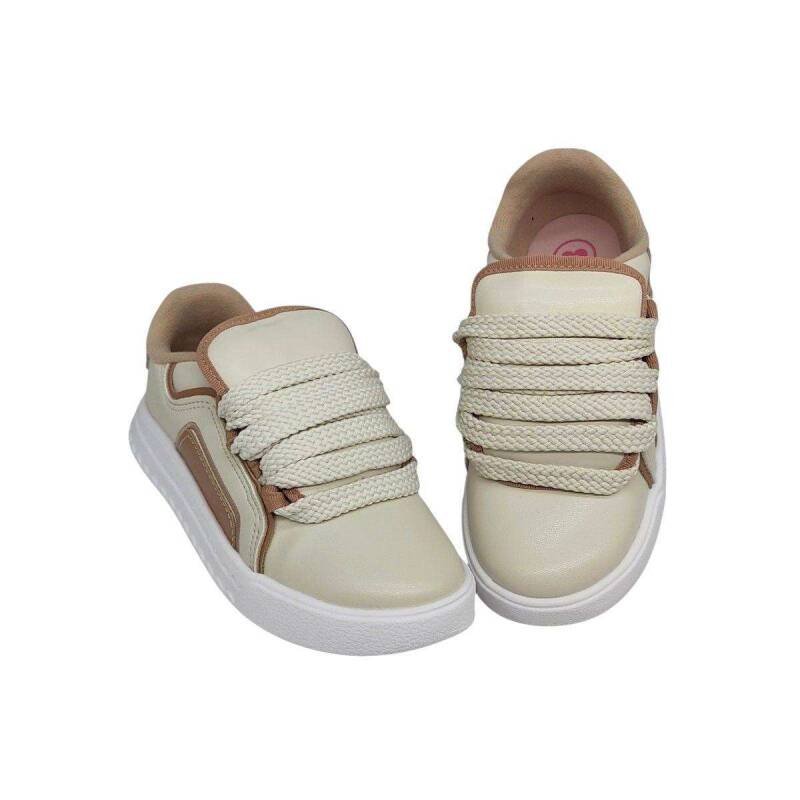 Tenis Molekinha Freestyle Confortável - Infantil - Branco o Branco Off 4