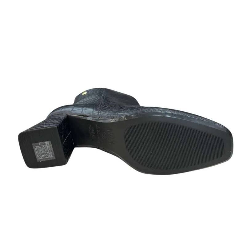 Bota Vizzano Salto Bloco - Feminina - Preto Preto 4