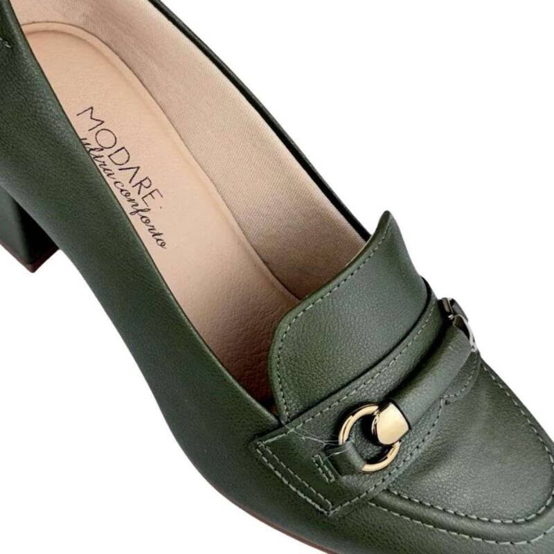 Sapato Modare Salto Bloco - Feminino Verde 3