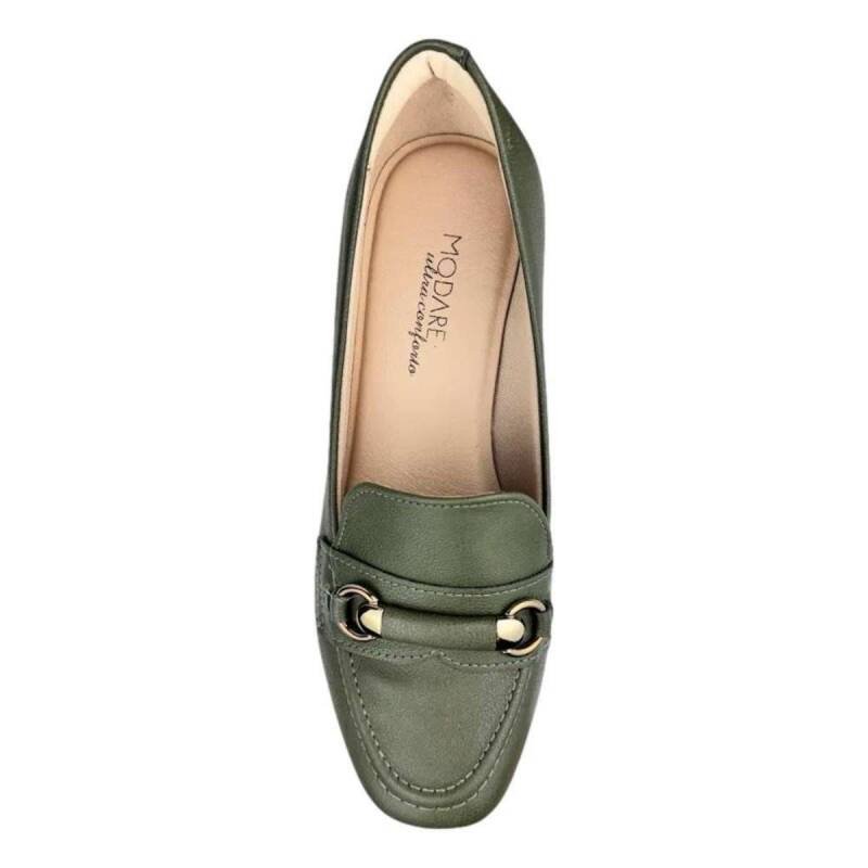 Sapato Modare Salto Bloco - Feminino Verde 5