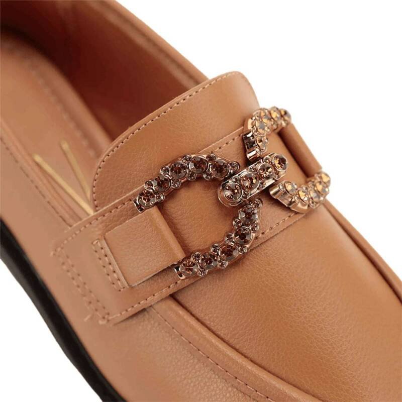 Sapato Vizzano Mocassim - Feminino - Marrom Marrom 3