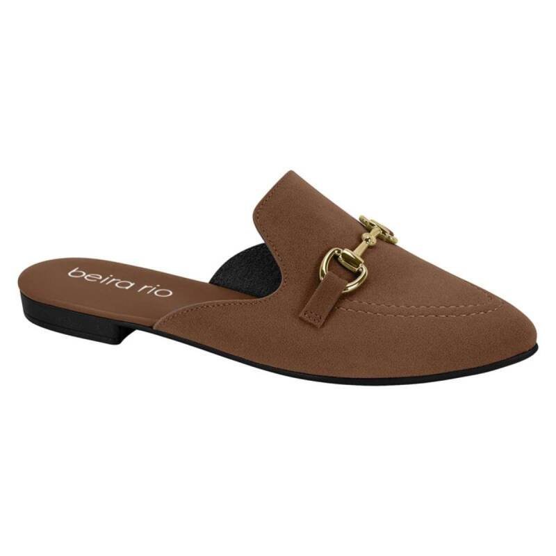 Mule Beira Rio Bico Quadrado Com Fivela - Feminino