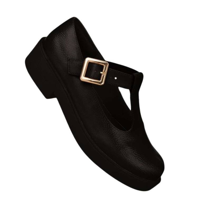 Sapato Bebecê Loafer - Feminino - Preto Preto 3