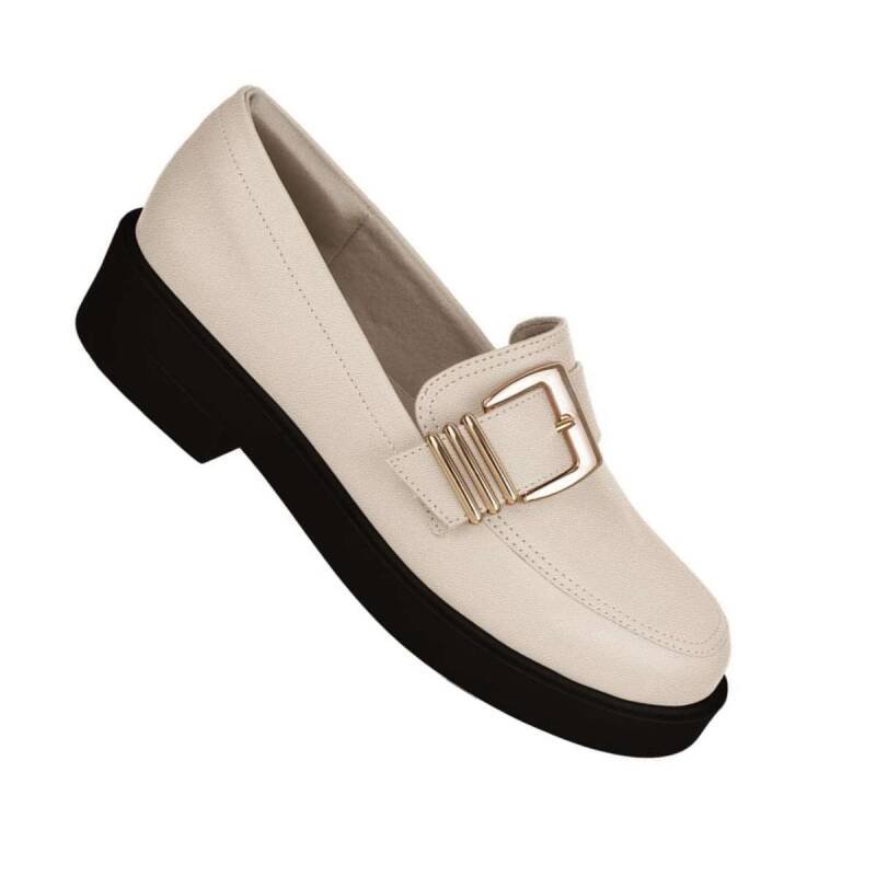 Sapato Bebecê Oxford - Feminino Creme 3